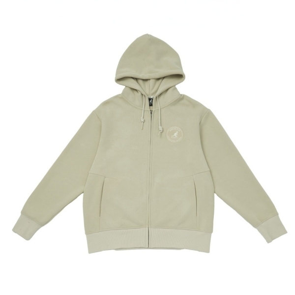 KANGOL 外套 卡其 LOGO 連帽外套 中性 6455140201