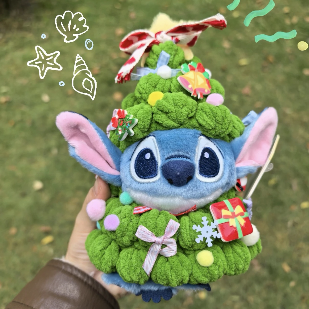 <正版授權>迪士尼 史迪奇 無牙仔 毛絨吊飾 掛件