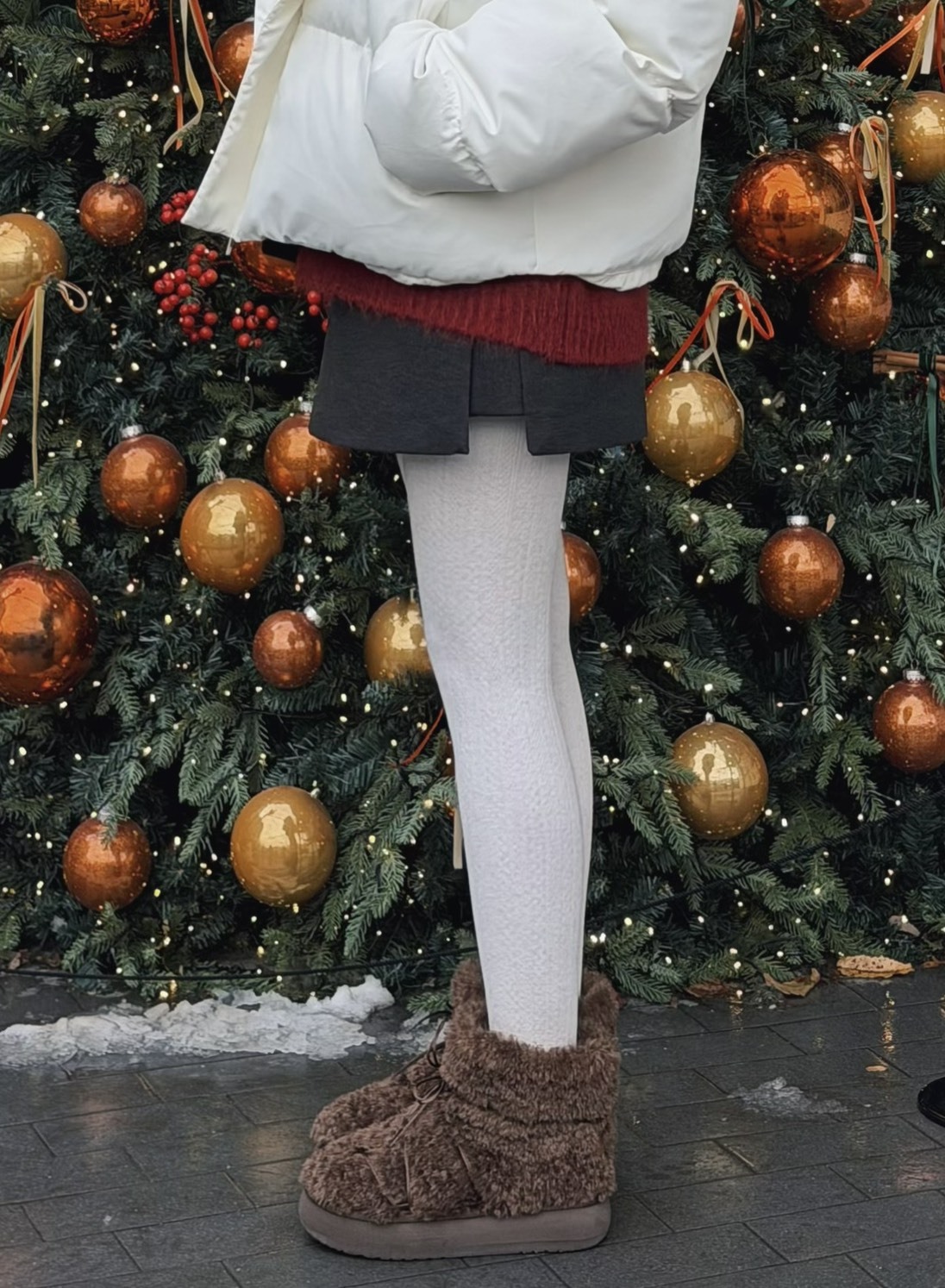 <25DEC韓國女裝> DC12 麻花紋針織褲襪 四色