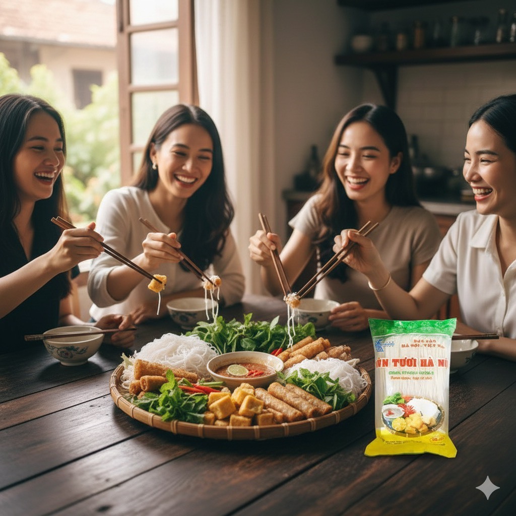 Hanoi Fresh Rice Noodles 500g