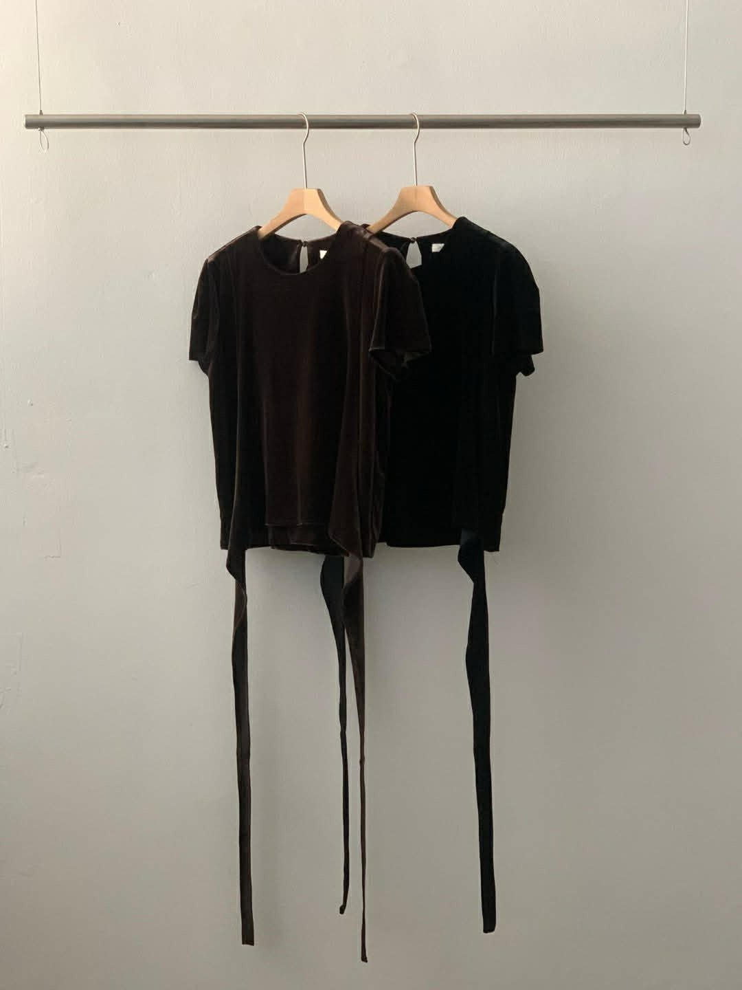 FN10 兩件式絲絨上衣