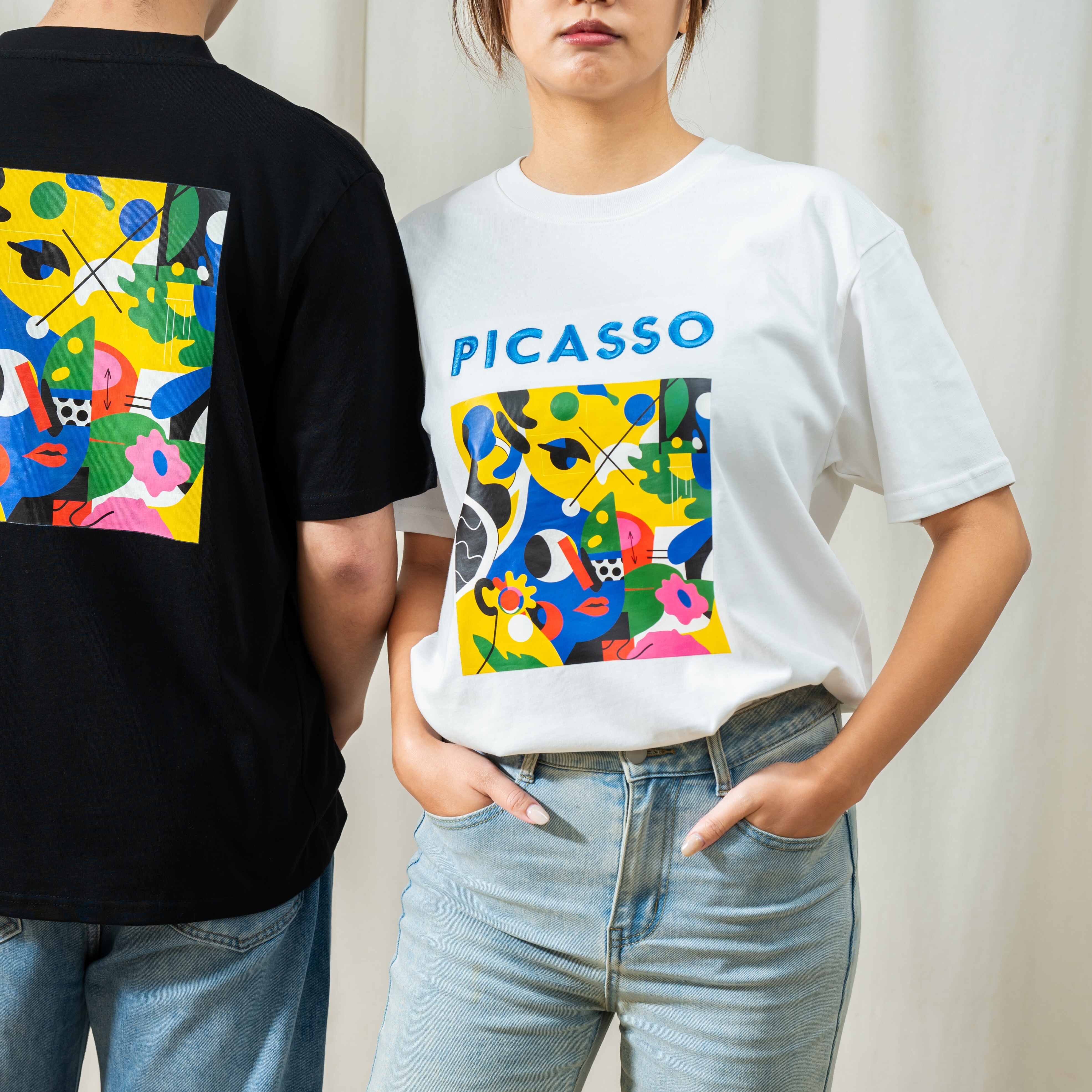 永恆畢卡索藝術T恤｜《她的藍色心事》白