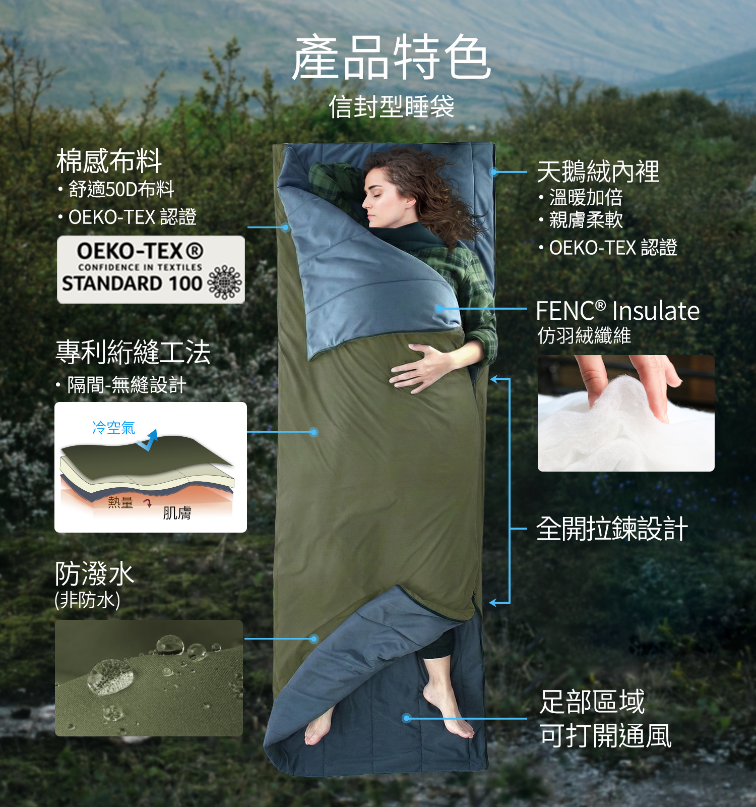 Litume 意都美 極快適なマルチ機能寝袋 C071