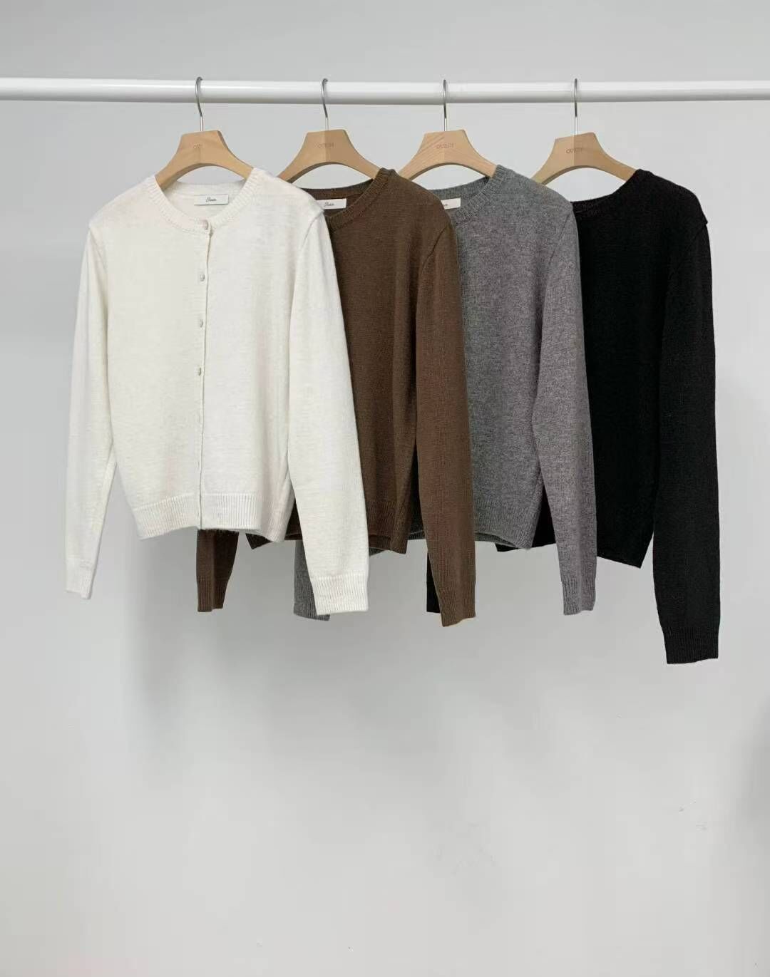 OU5302 小圓領針織外套