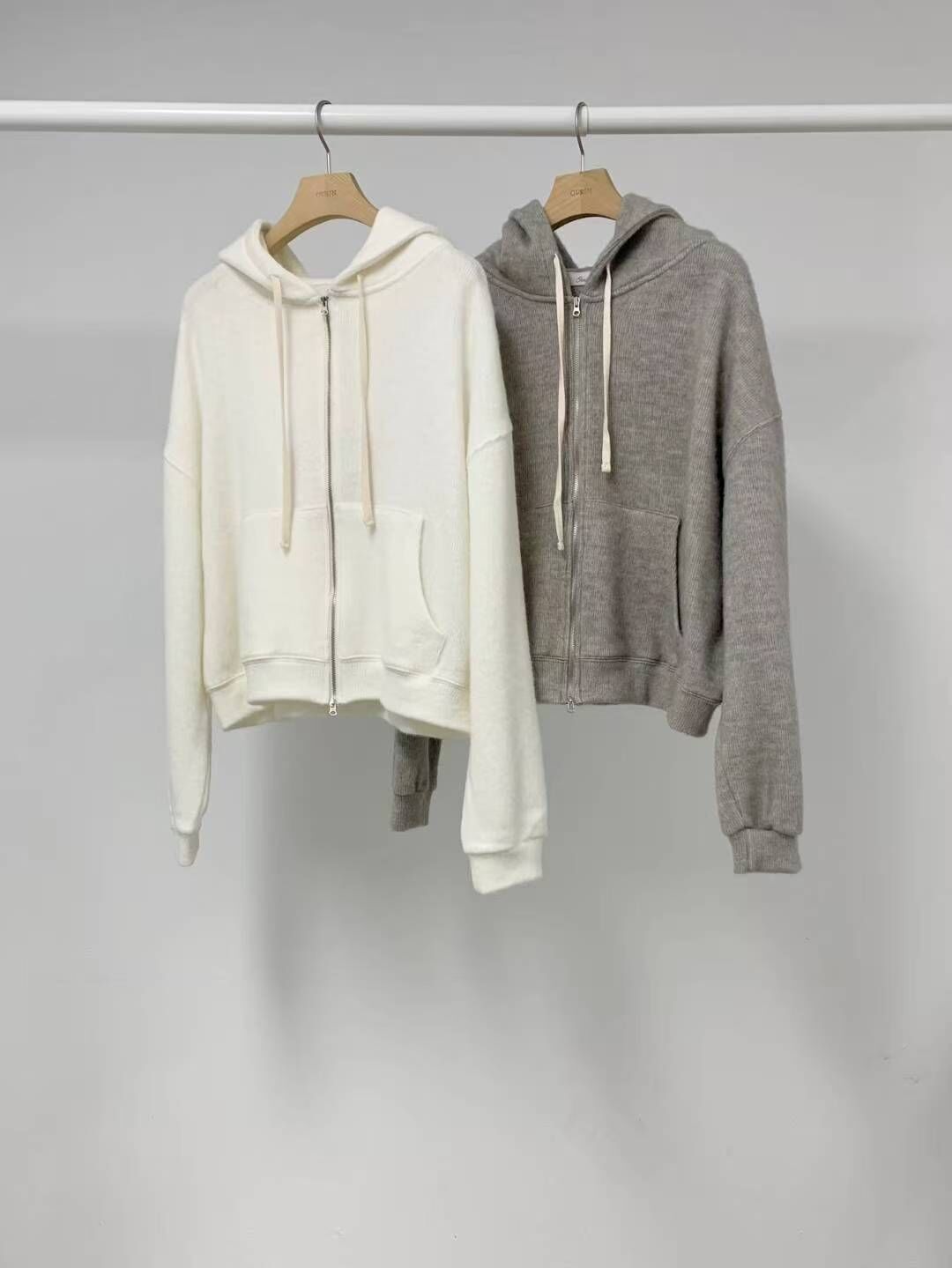 OU5307 混織連帽外套