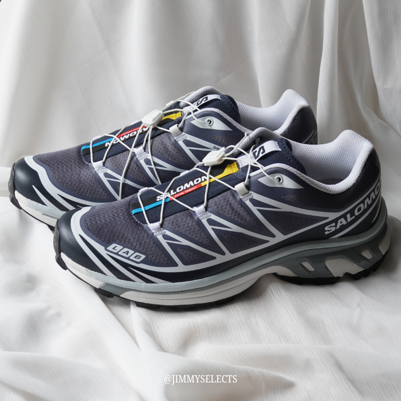 SALOMON XT-6 黑灰藍｜男女同款 越野跑 × 城市通勤 百搭慢跑鞋 478640