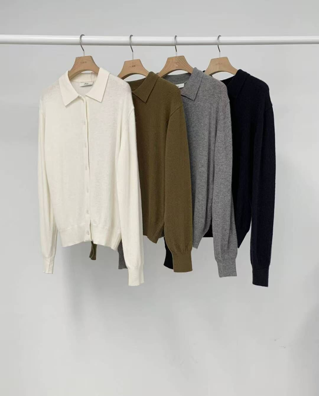 OU5317 小反領針織外套