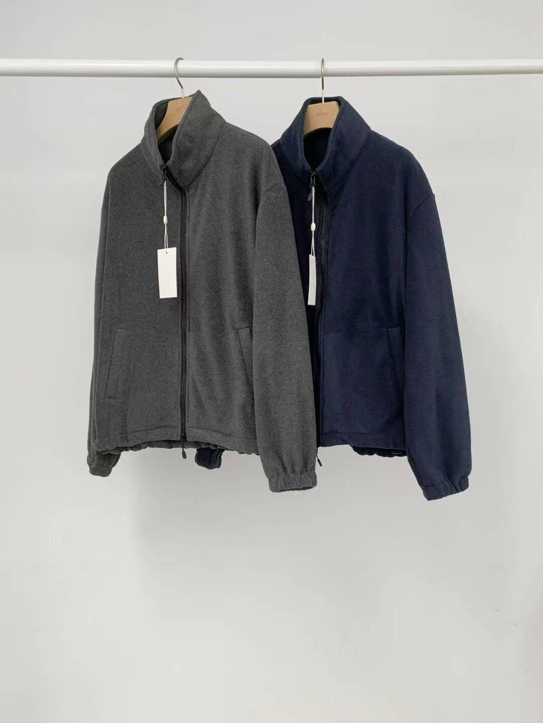 OU5332 休閒立領拉鍊外套