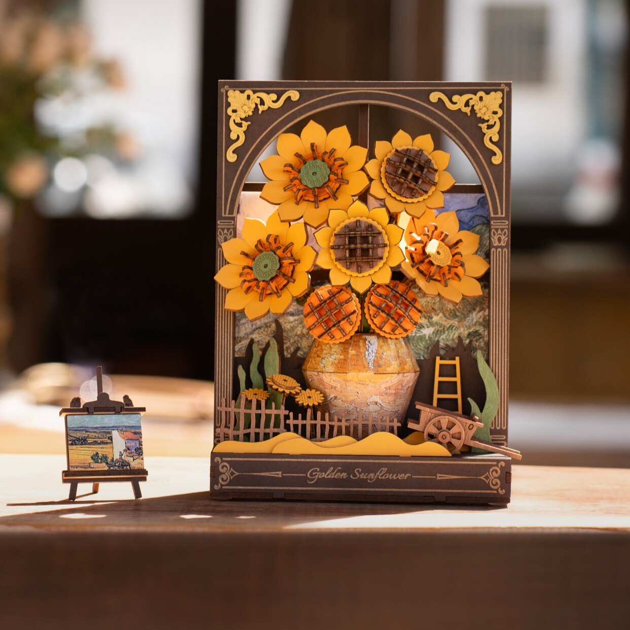 精品藝術博物館系列｜袖珍拼圖《梵谷．向日葵》