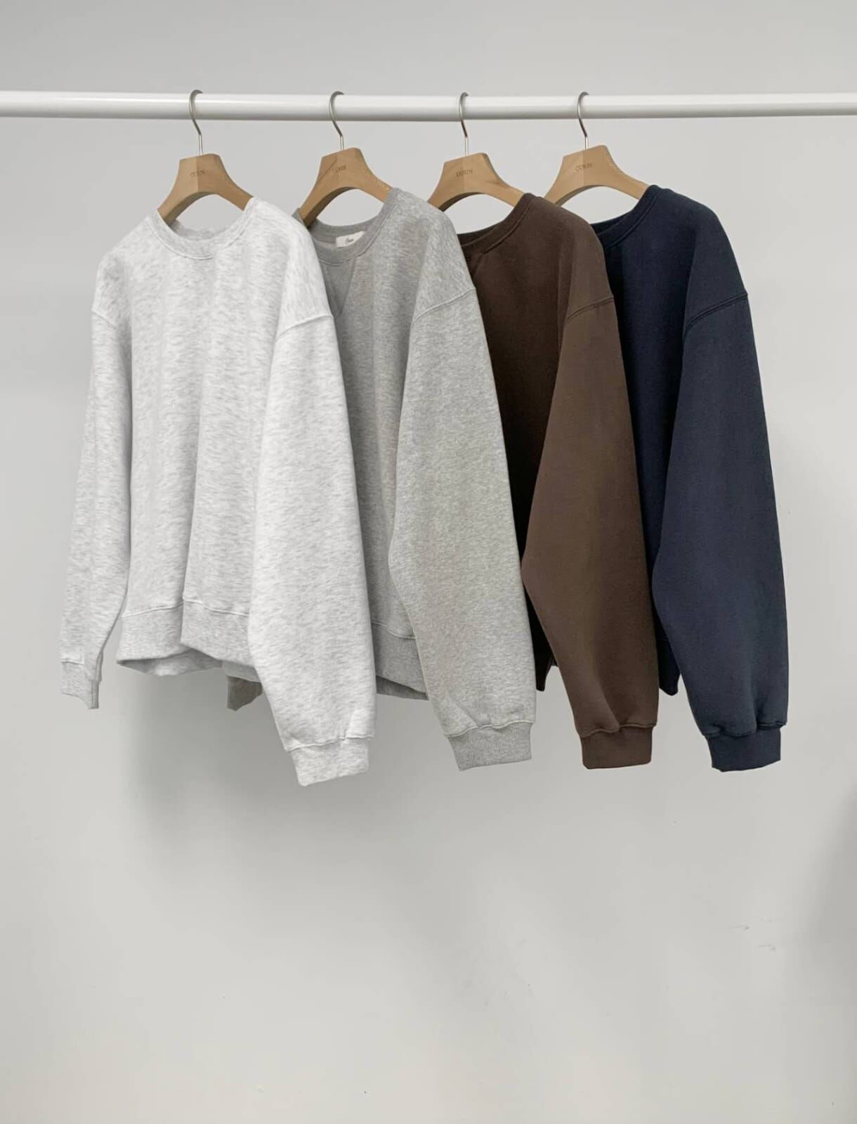 OU5340 內鋪絨落肩衛衣