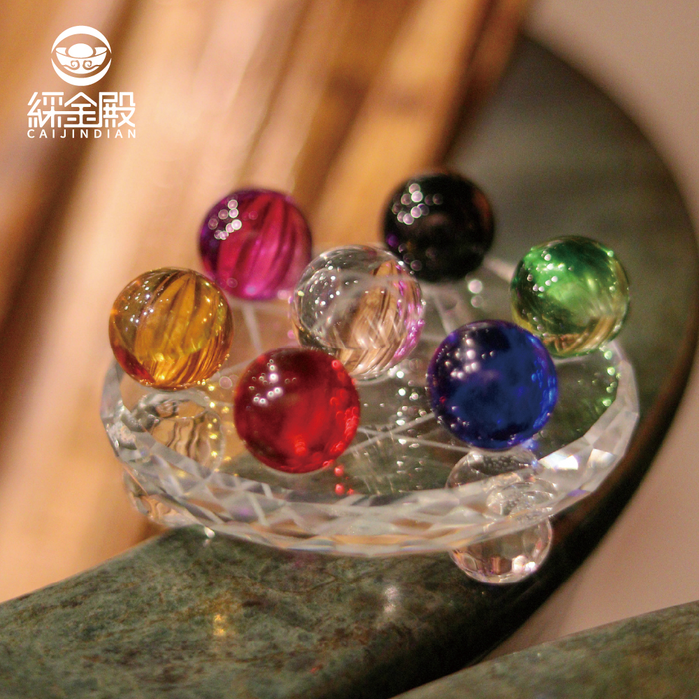 招財改運七星珠盤(小) ｜《含過爐》【綵金殿】