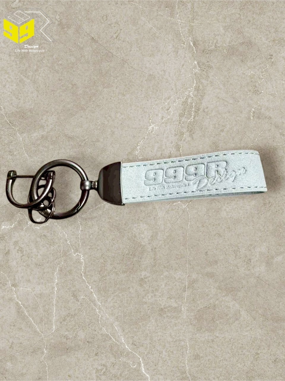 999R 皮革鋼印鑰匙圈