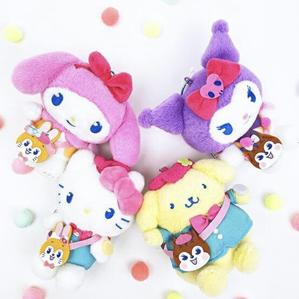 三麗鷗 X KUPPY RAMUNE 限定聯名 絨毛吊飾 日本