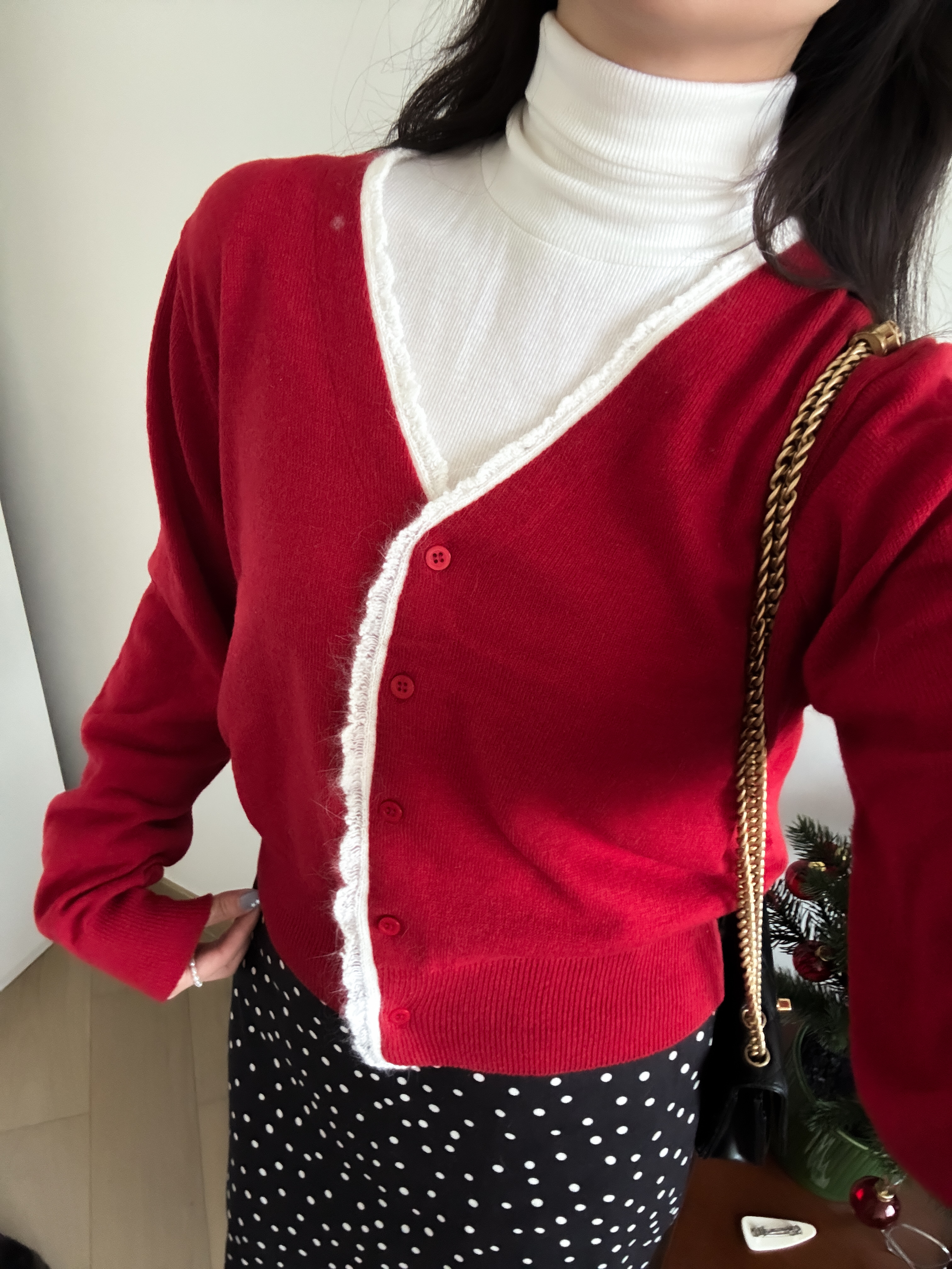 romantic wool laces cardigan