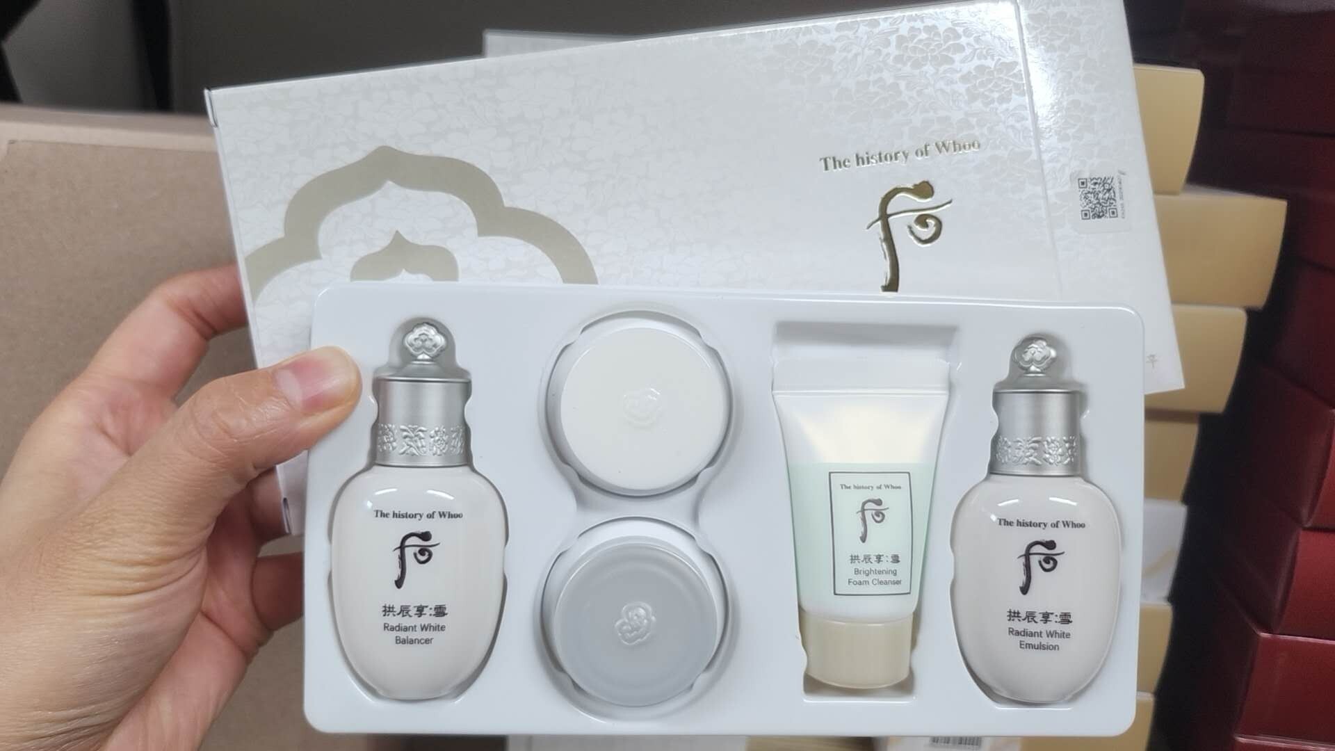 【直播】LL121530 Whoo后 拱辰享 雪美白5件套裝