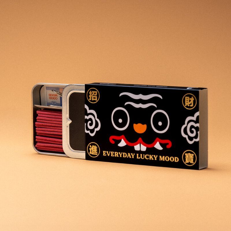 【Collins】武德宮聯名款鐵盒線香70支 #虎哩發！招財御香