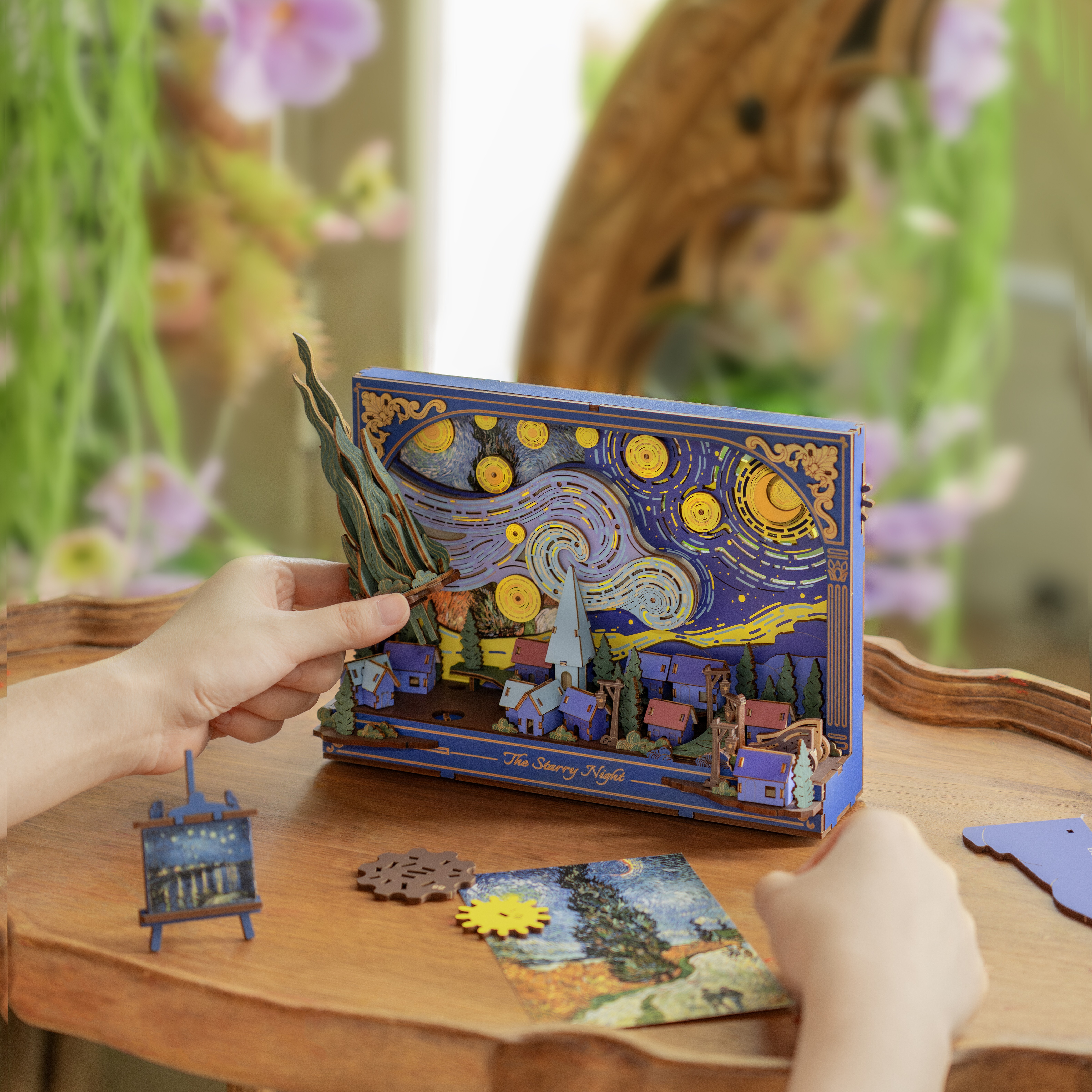 精品藝術博物館系列｜袖珍拼圖《梵谷．星夜》