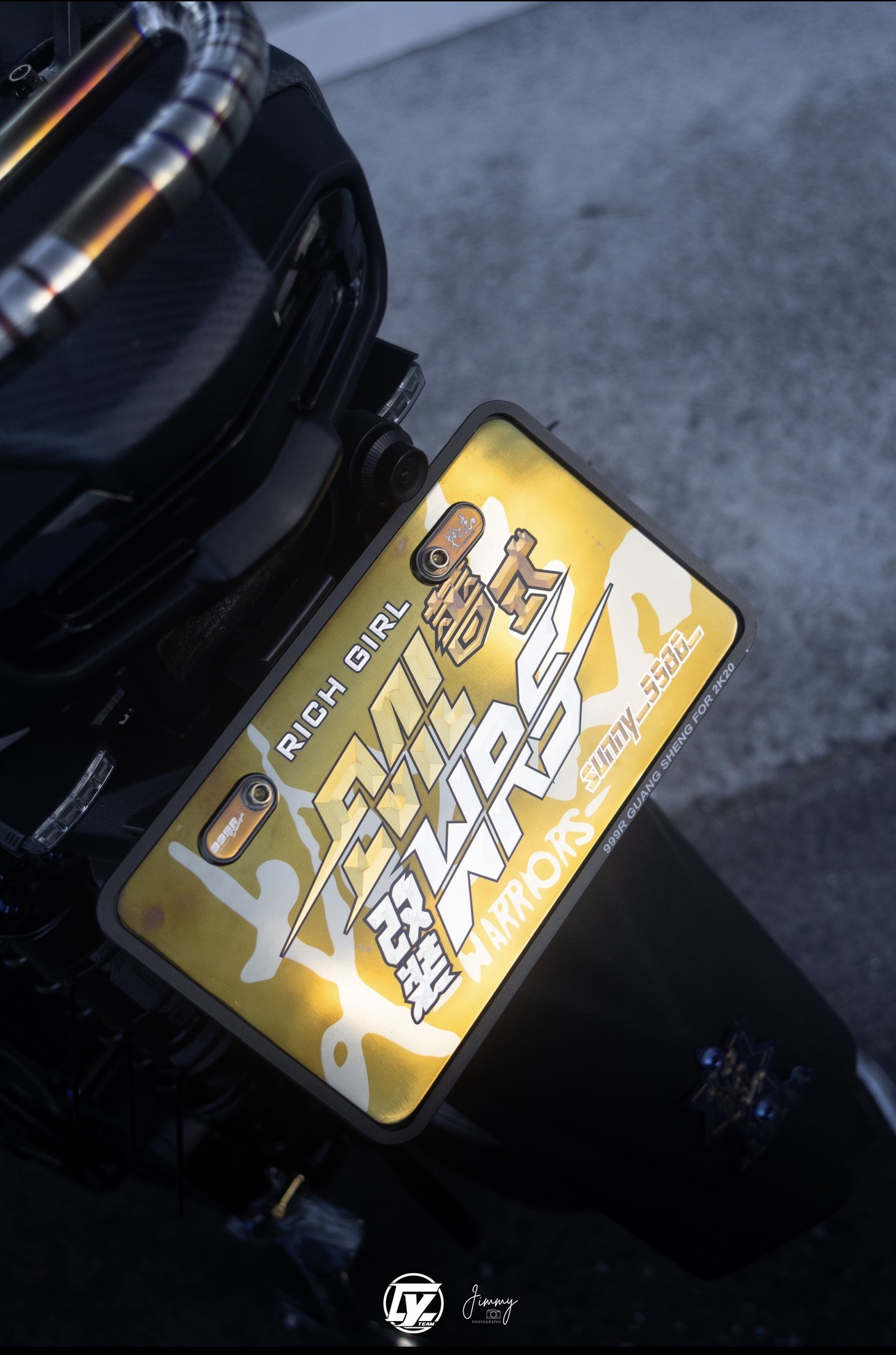 999R 鈦合金大牌螺絲飾板