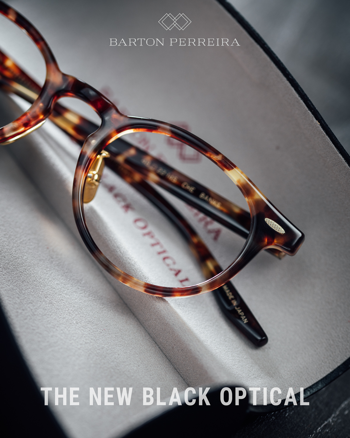 Barton Perreira X The New Black Optical 特別聯乘型號 Banks+