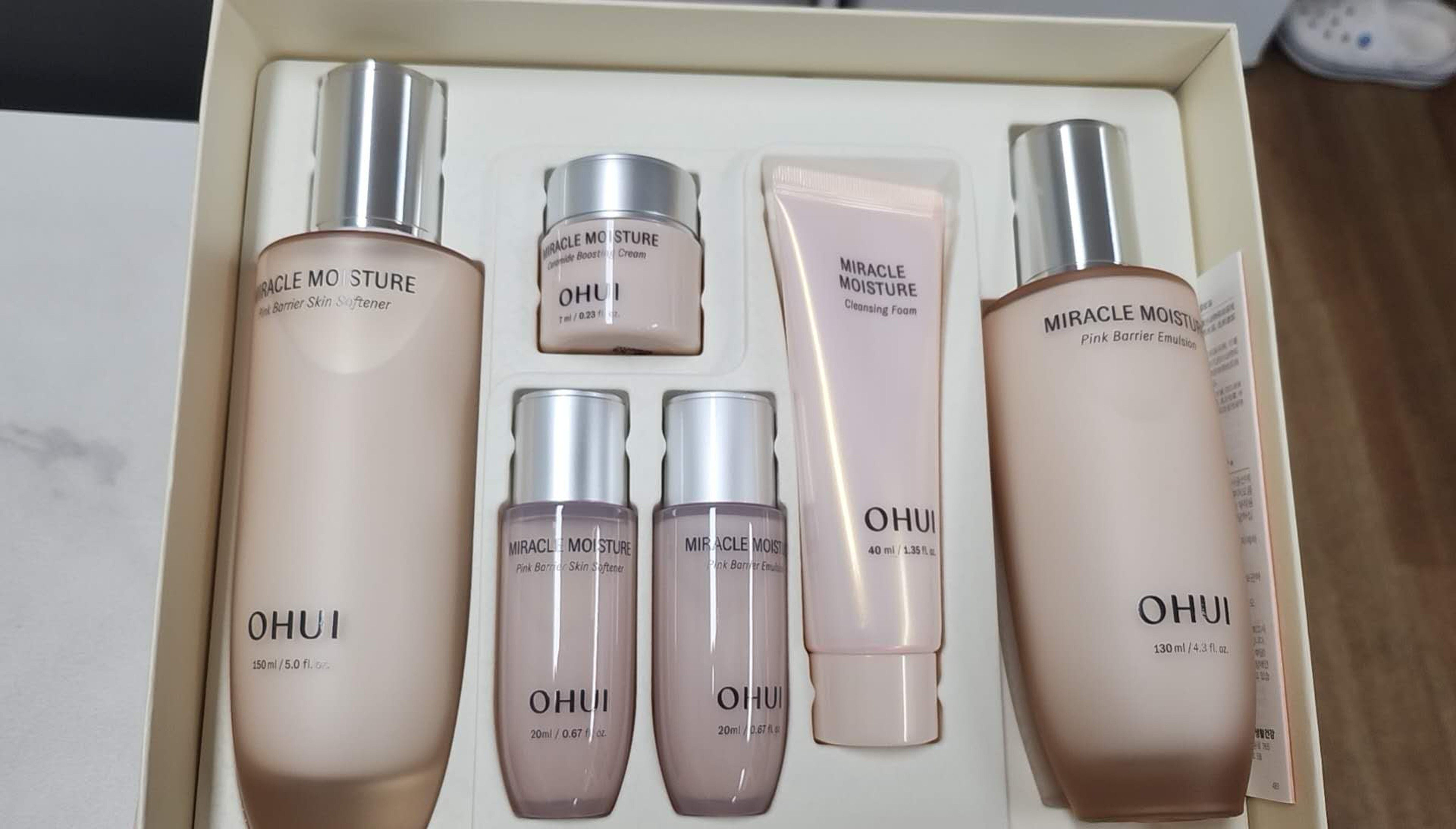 【直播】LL1215433 OHUI 粉色奇蹟保濕系列套裝