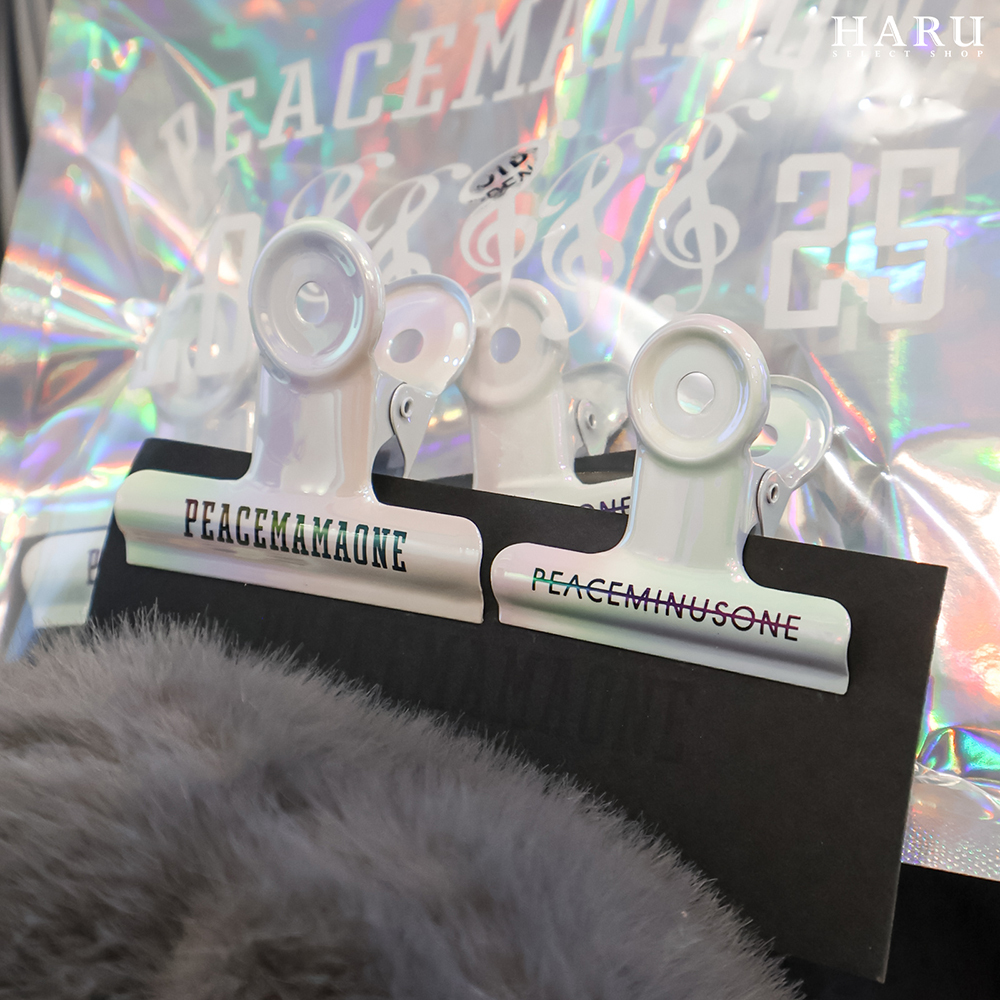 現貨 GD G-DRAGON 權志龍 Peaceminusone x 2025 MAMA Awards Bulldog Clip Set 長尾夾子