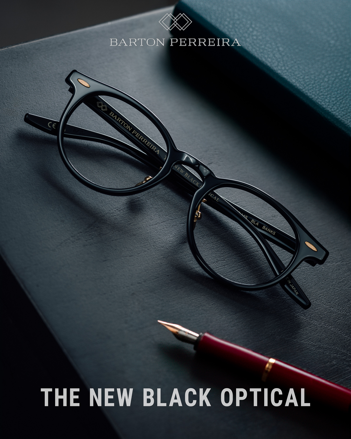 Barton Perreira X The New Black Optical 特別聯乘型號 Banks+ 登場 BLACK