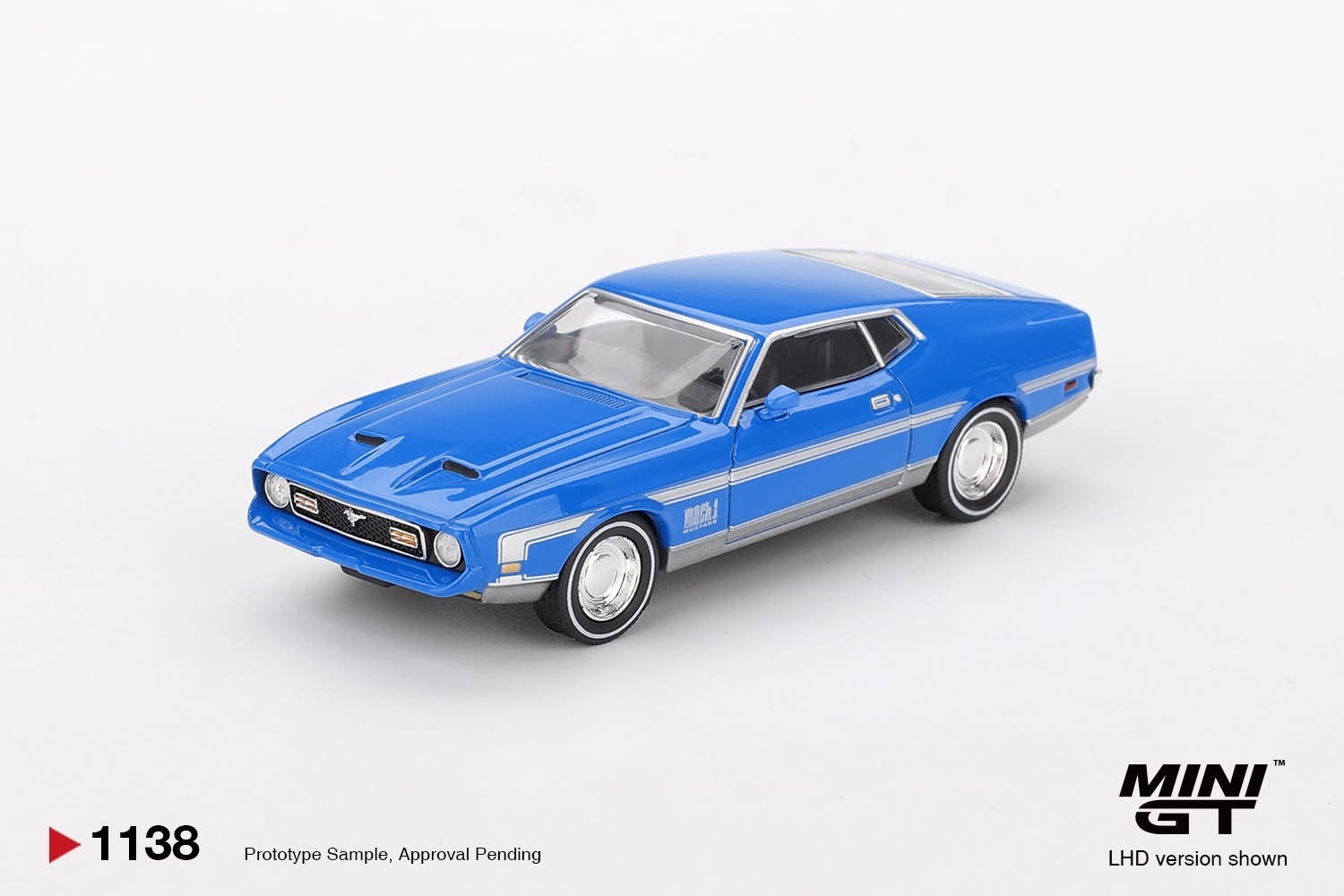 預訂 Pre-order - MiniGT 1138 Ford Mustang Mach 1 Grabber Blue