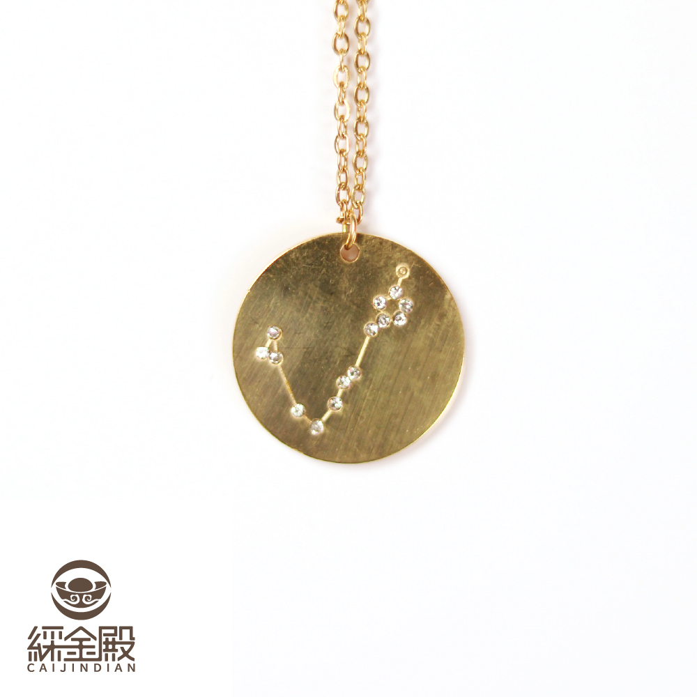 雙魚座-十二星座星象項鍊｜好運項鍊｜【綵金殿】