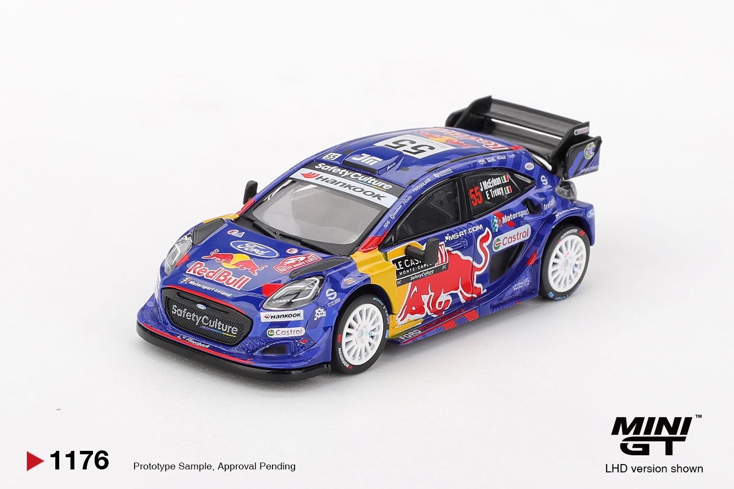 預訂 Pre-order - MiniGT 1176 Ford Puma Rally1 #55 M-Sport Ford WRT 2025 Rally Monte-Carlo