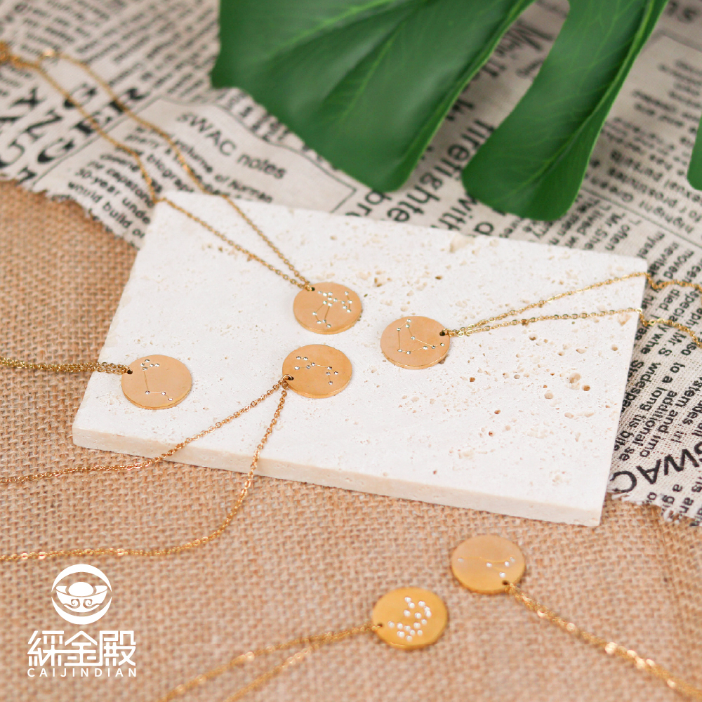 金牛座-十二星座星象項鍊｜好運項鍊｜【綵金殿】