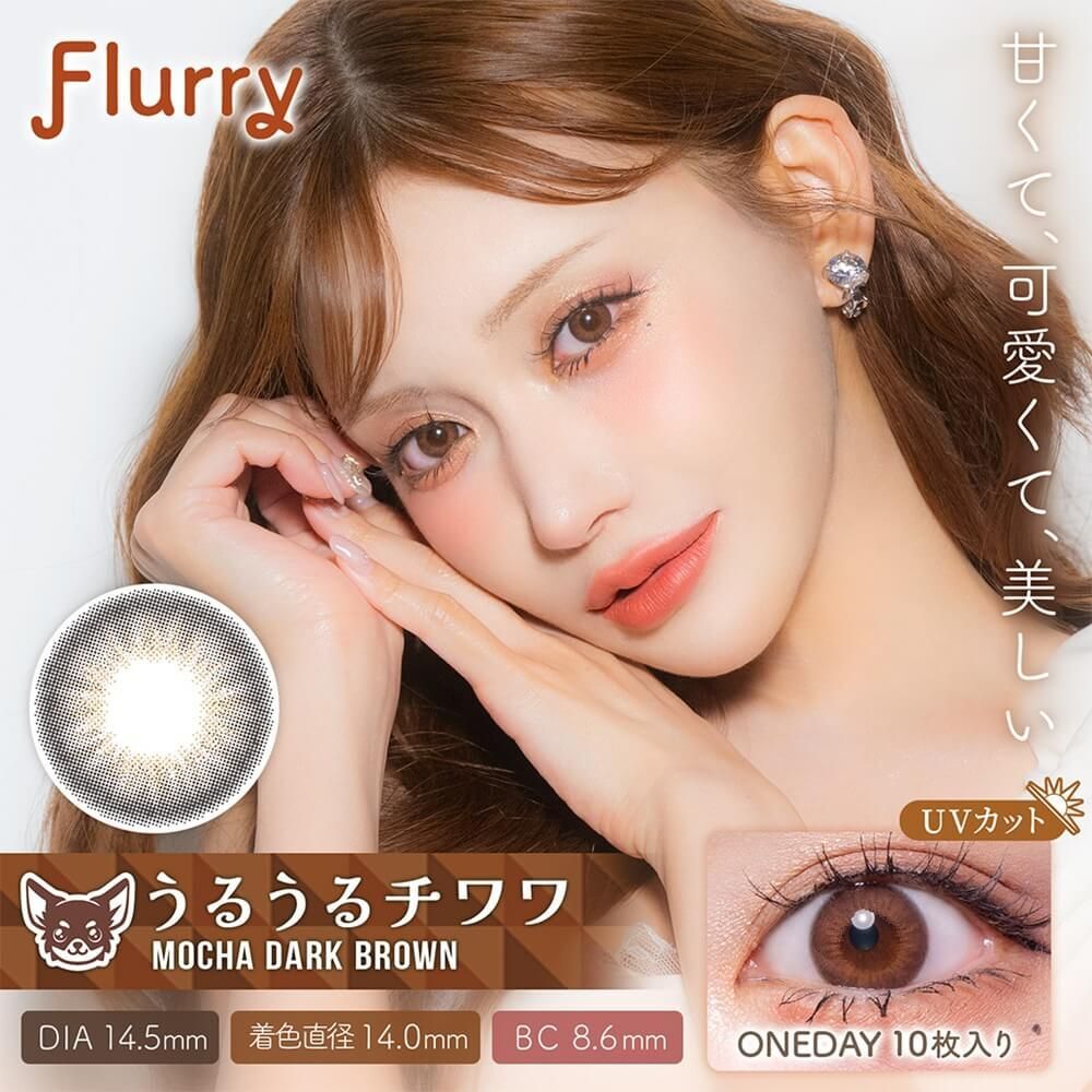Flurry 1 Day (Mocha Dark Brown) (10P)