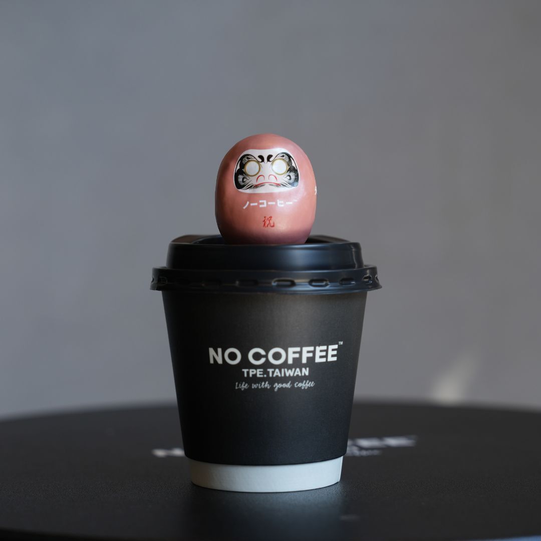 NO COFFEEミニだるま (周年紀念款) 玫瑰金