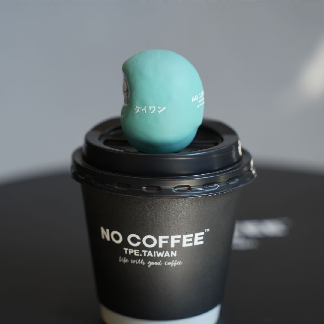 NO COFFEEミニだるま (周年紀念款) 蒂芬妮藍