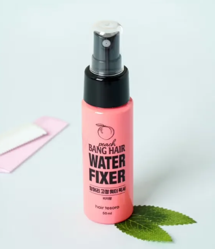 韓國 DAISO Hair Tesoro 瀏海定型噴霧 Peach Bang Hair Water Fixer 50ml