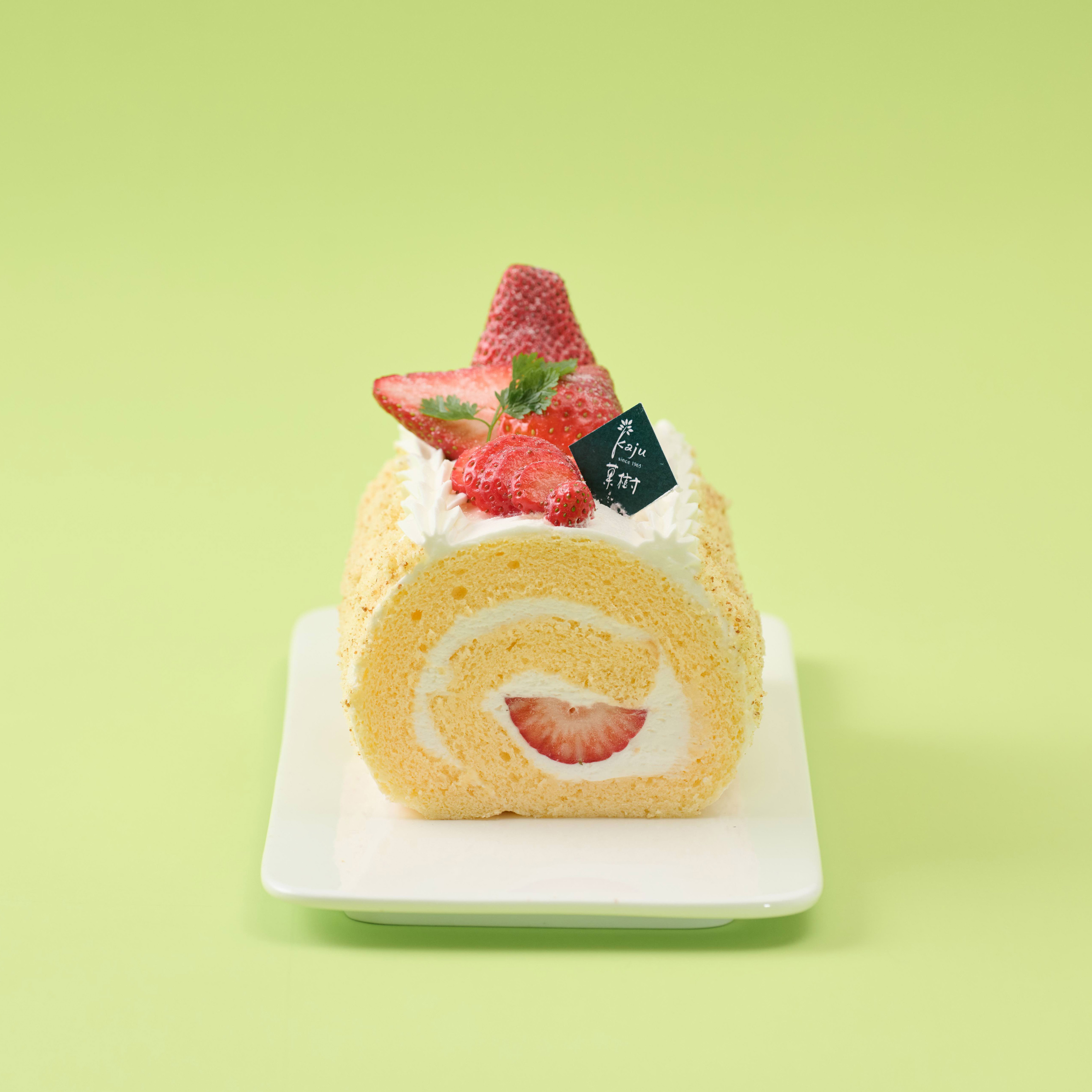 草莓純生蛋糕捲