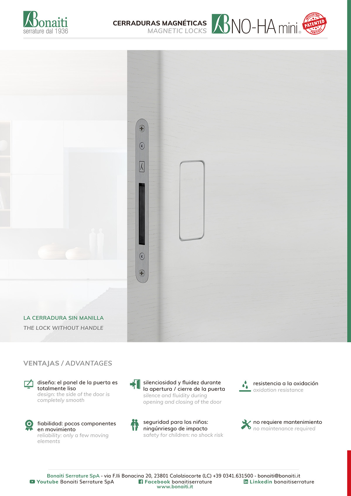 bonaiti no-ha mini 門鎖 目錄