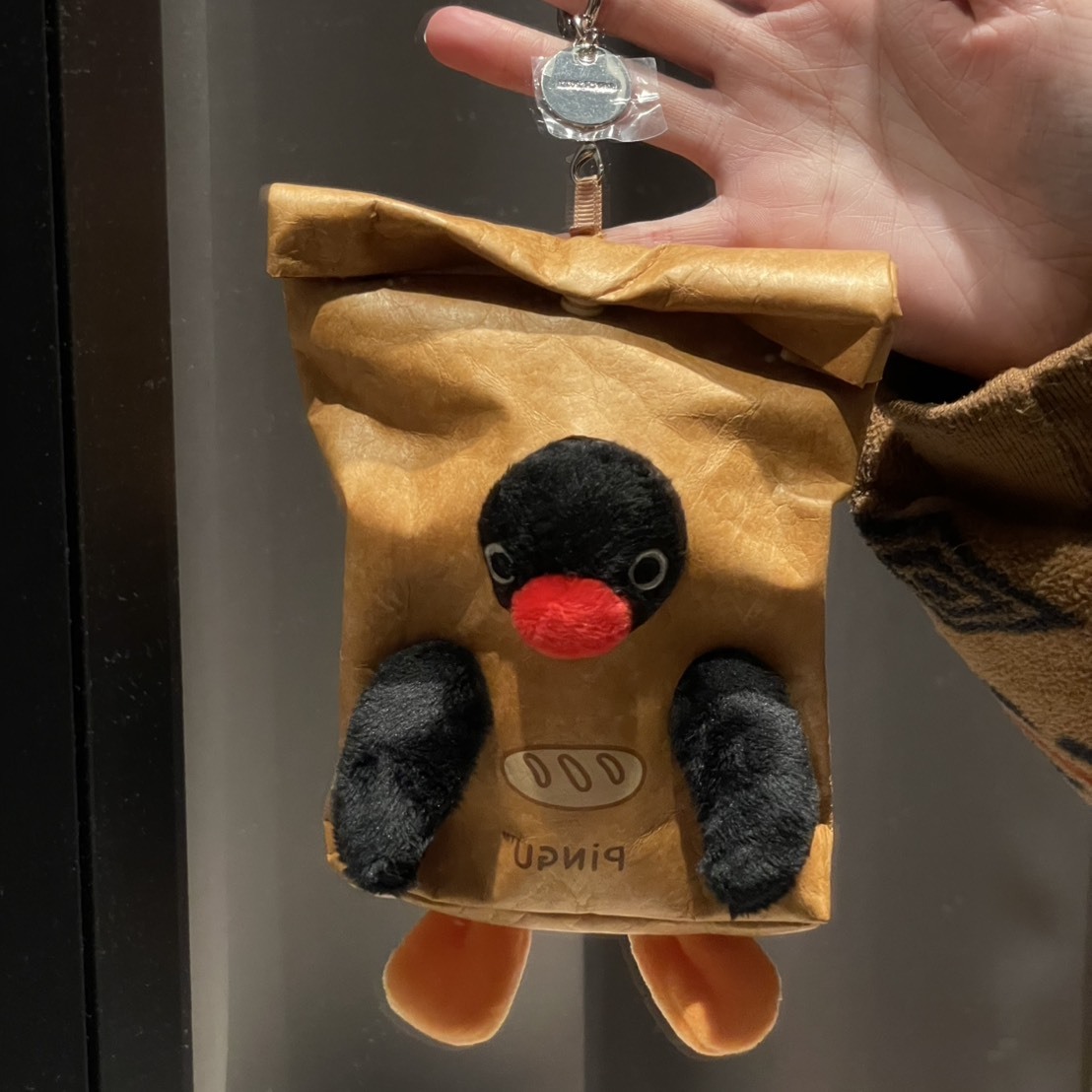 Pingu 企鵝麵包坊 迷你吊飾 絨毛玩偶