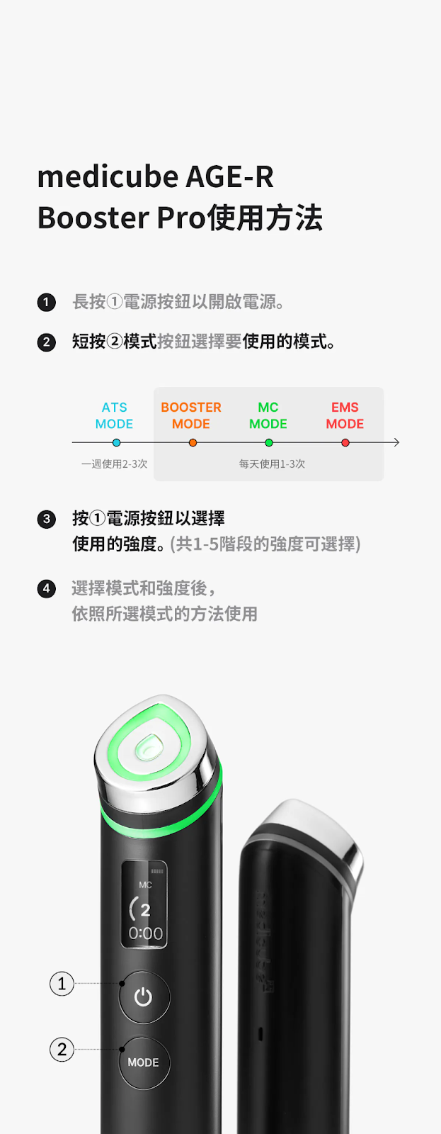 RZ001 MEDICUBE AGE-R Booster Pro 黑色