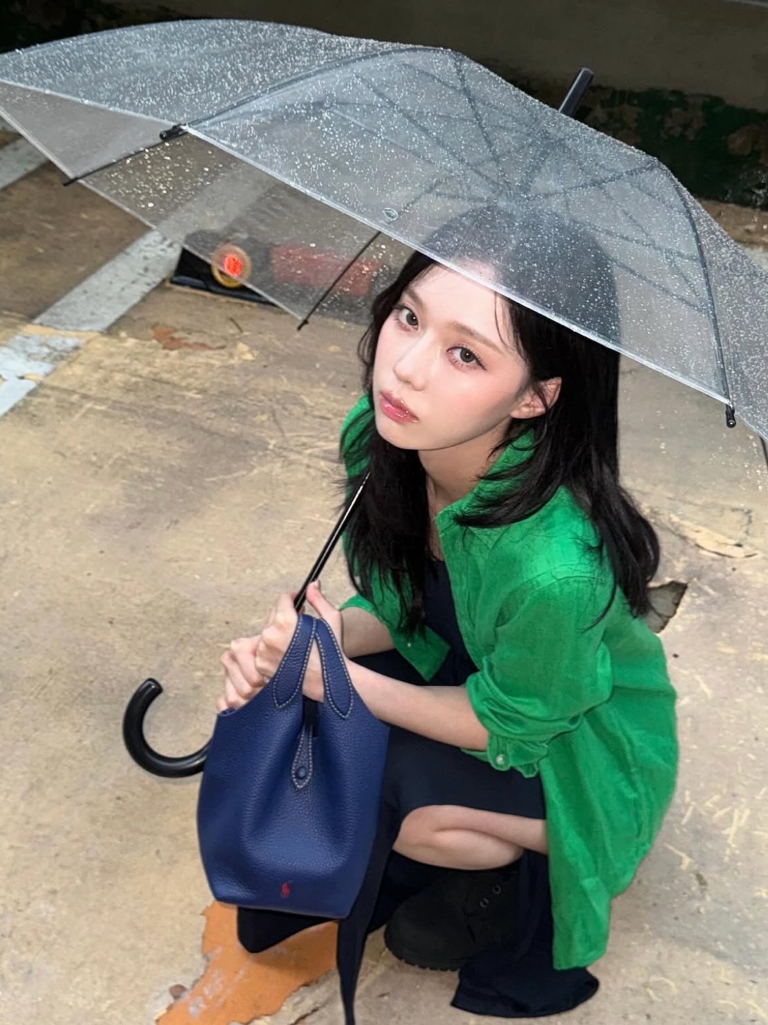 POLO PLAY 小馬 壓紋 托特包 小號 AESPA WINTER同款