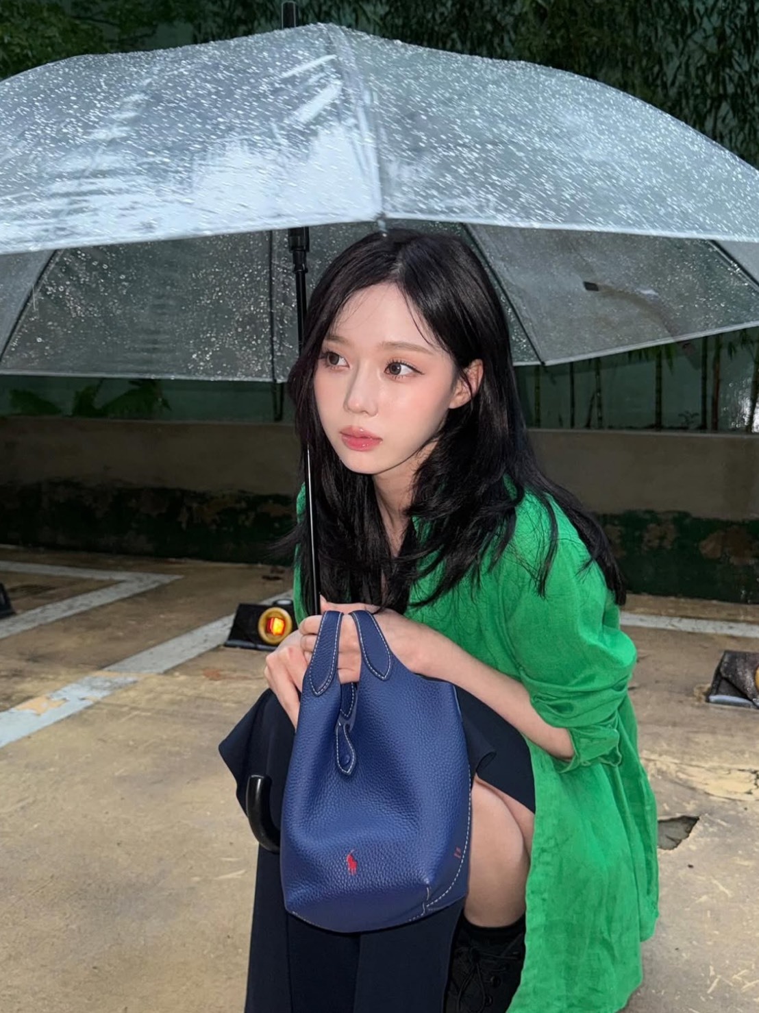 POLO PLAY 小馬 壓紋 托特包 小號 AESPA WINTER同款