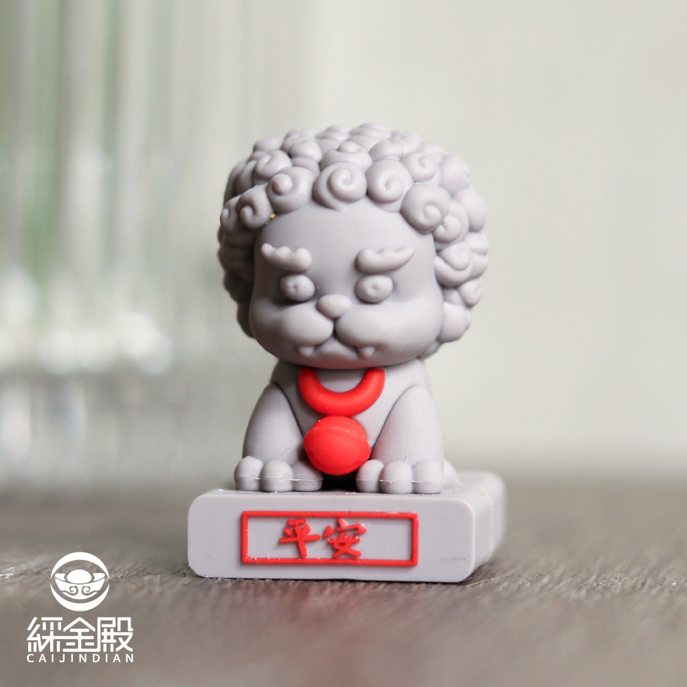 石獅好運公仔｜鎮宅化煞｜擺件｜招財納福｜石獅子｜化解煞氣｜調節氣場【綵金殿】