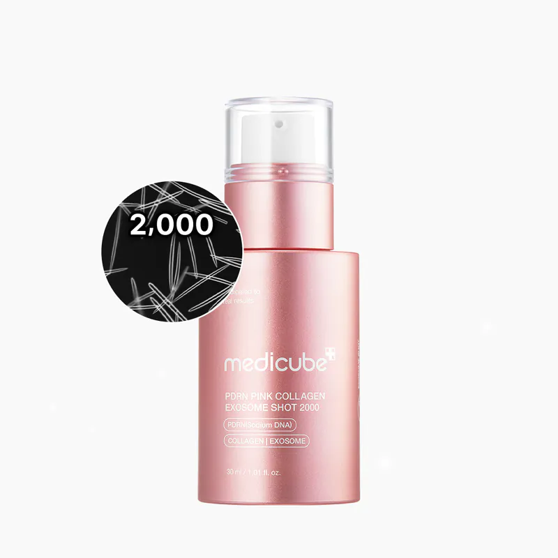 RZ017 MEDICUBE PDRN粉紅膠原外泌體微針安瓶 2000 30ML EXP:2027 (買一送一)