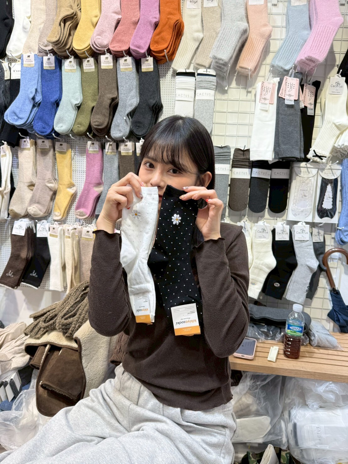 CT5348 溫柔小雛菊造型長襪 (任選5對$75/ 任選10對 $138)