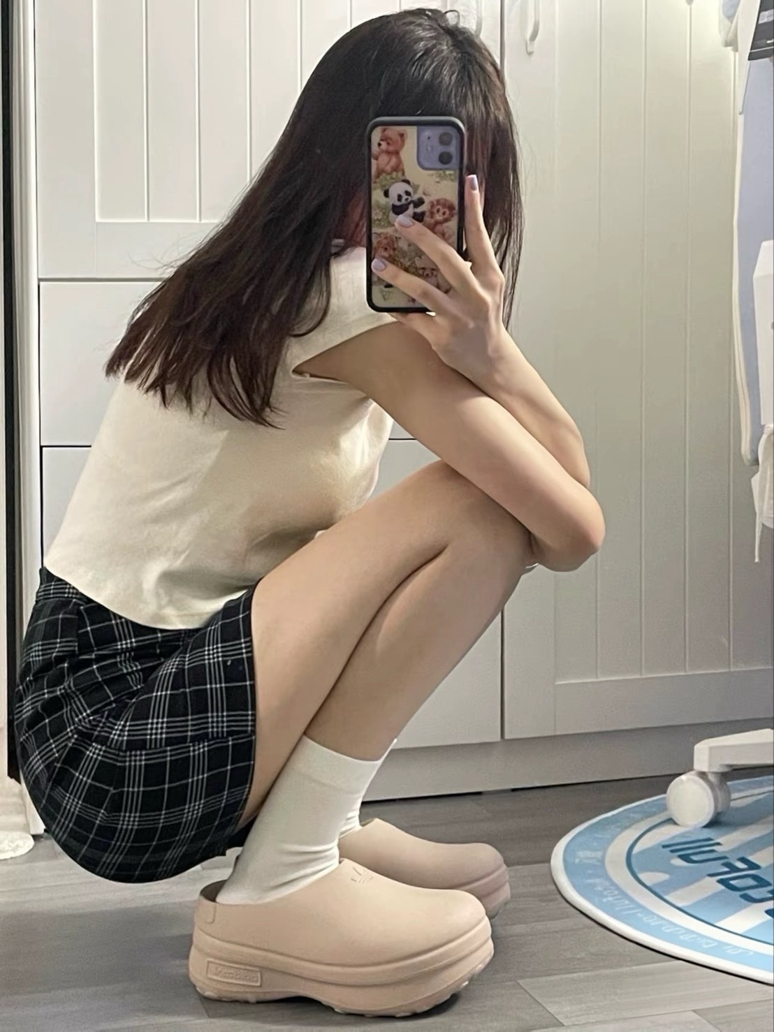 Adidas Adifoam Stan Smith Mule 穆勒鞋 奶茶色、黑色