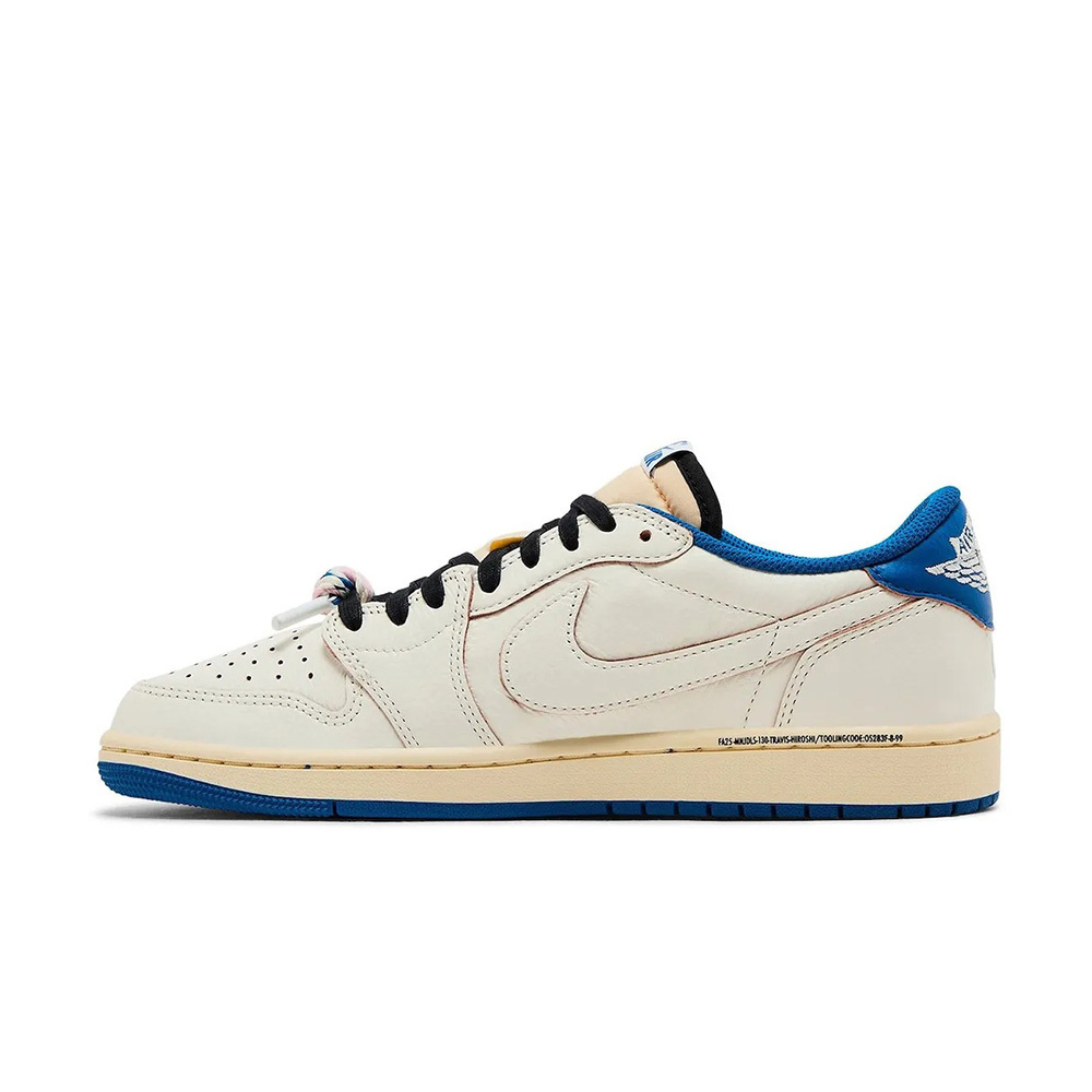 Travis Scott x Fragment x Air Jordan 1 Low 三方聯名 閃電倒鉤 2.0 藤原浩 男鞋 DM7866-104