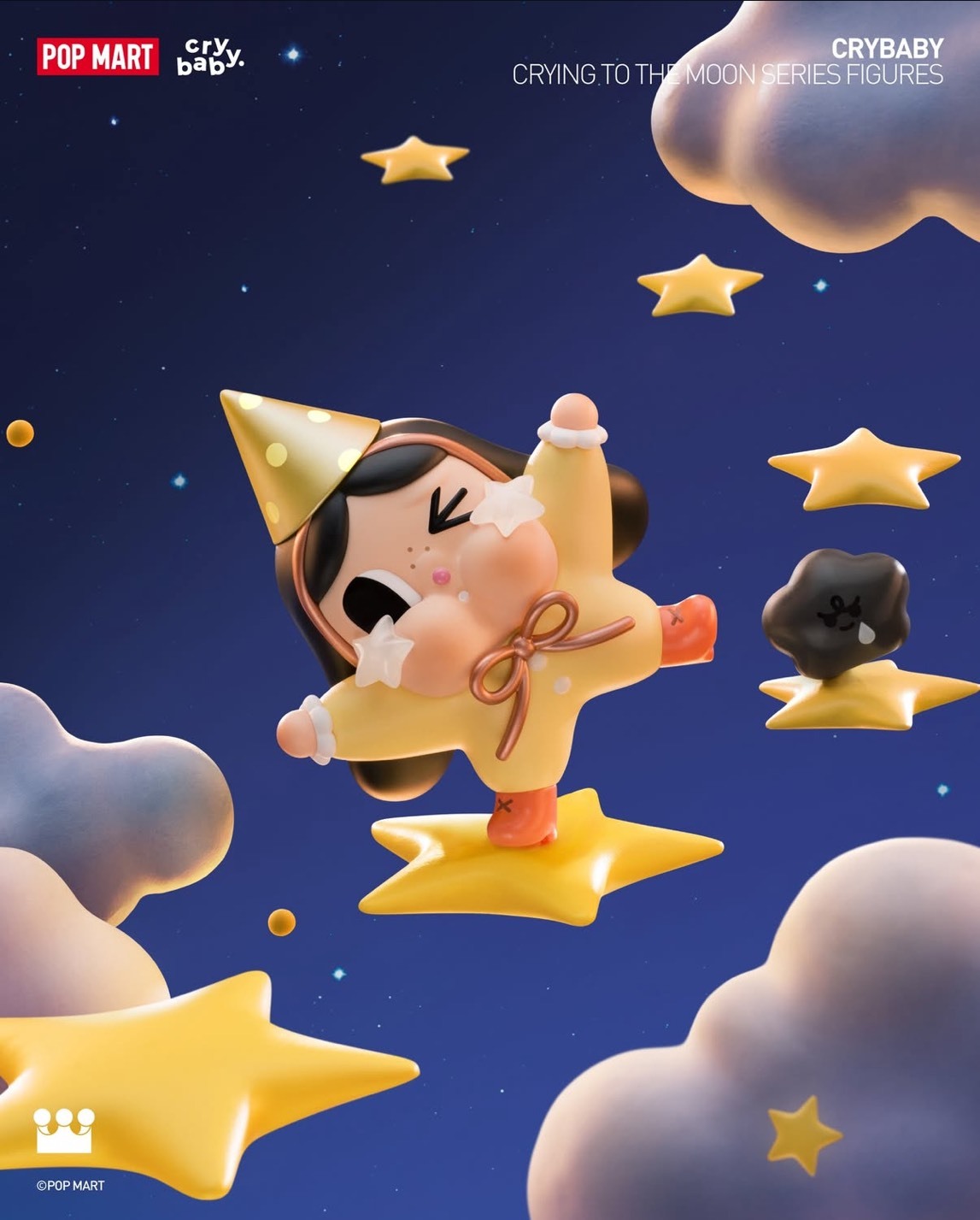 泡泡瑪特 POP MART CRYBABY 出走的月亮系列