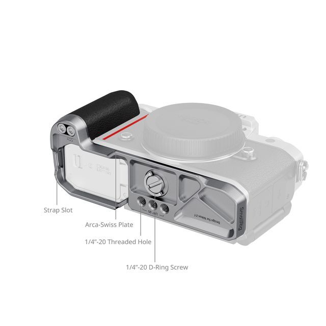 SmallRig Nikon Zf L型矽膠手柄 (銀色)