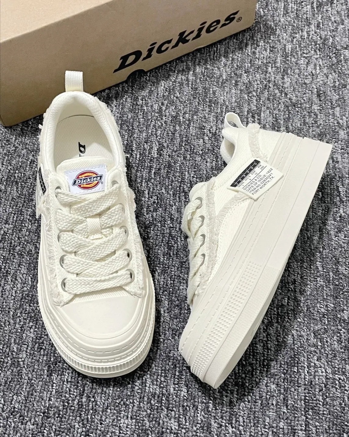 DICKIES 厚底 增高 解構 帆布鞋 3色