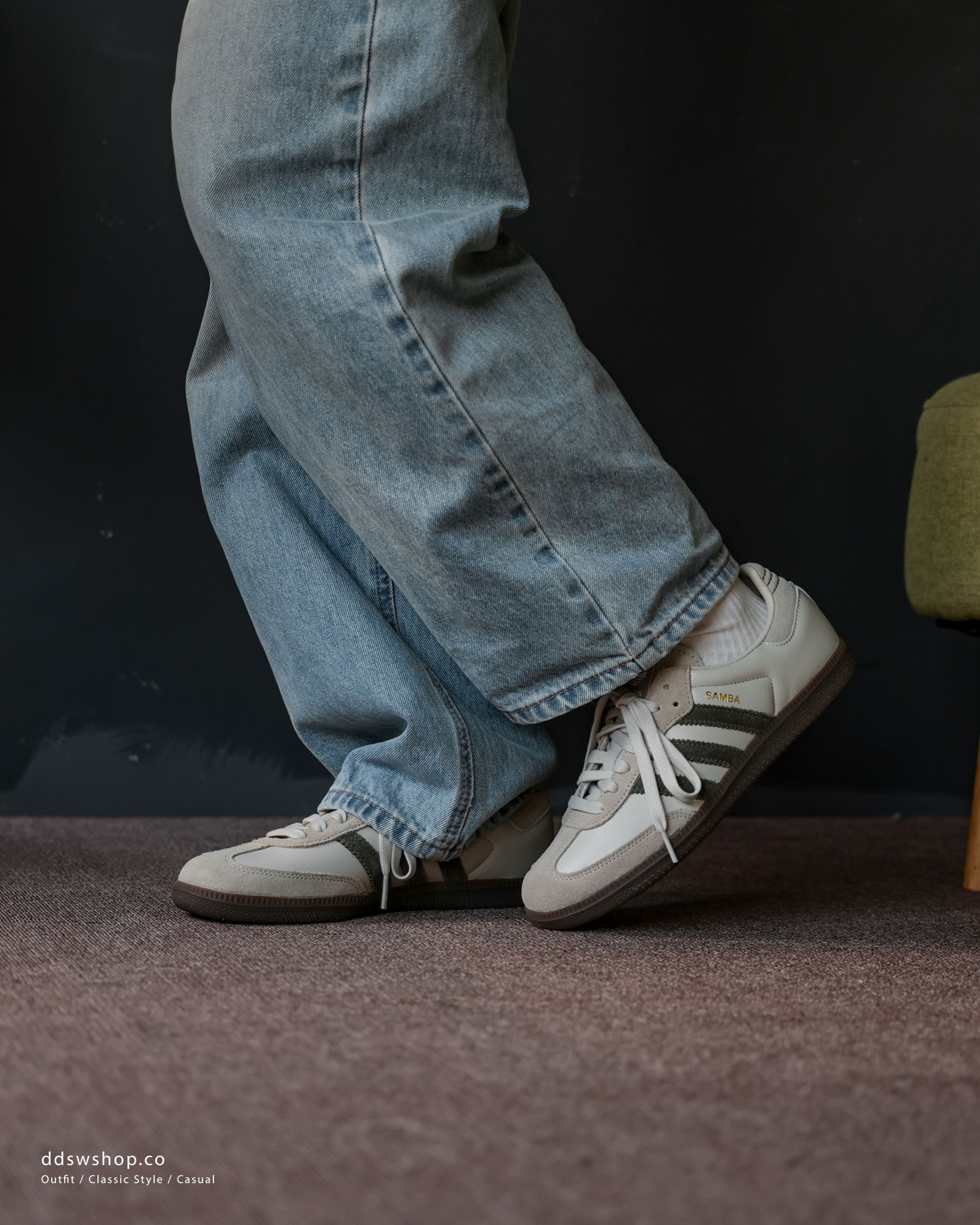 "代購" ADIDAS ORIGINALS SAMBA OG 抹茶拿鐵 JR0893