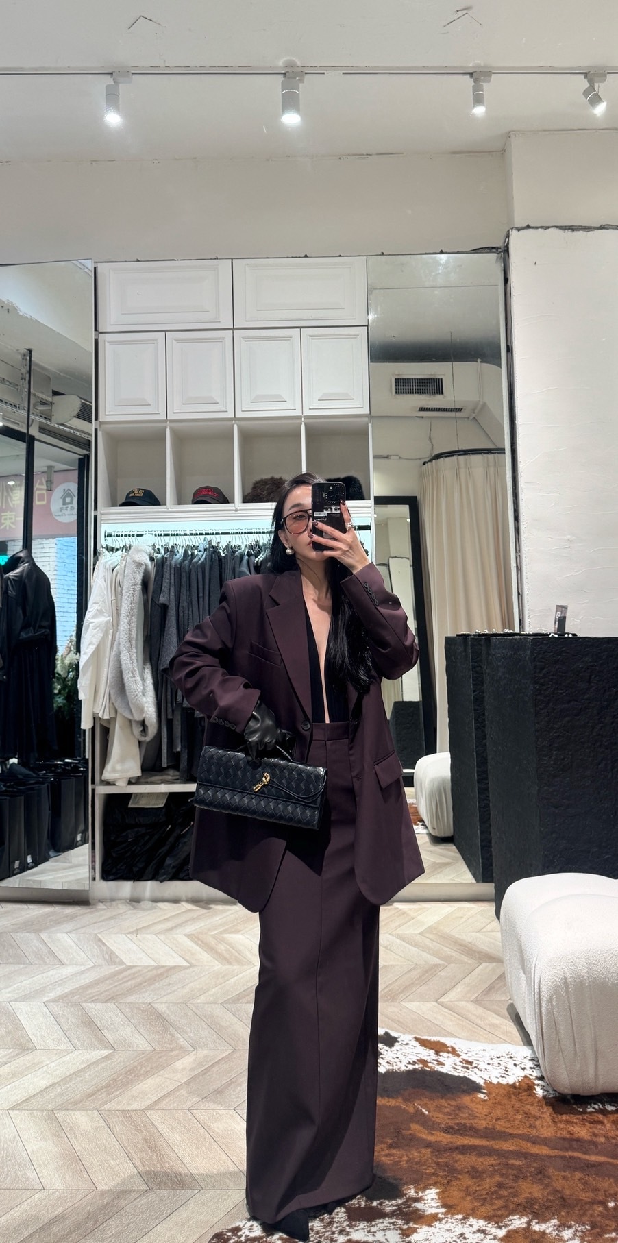 西裝套裙-單長裙(S現貨)